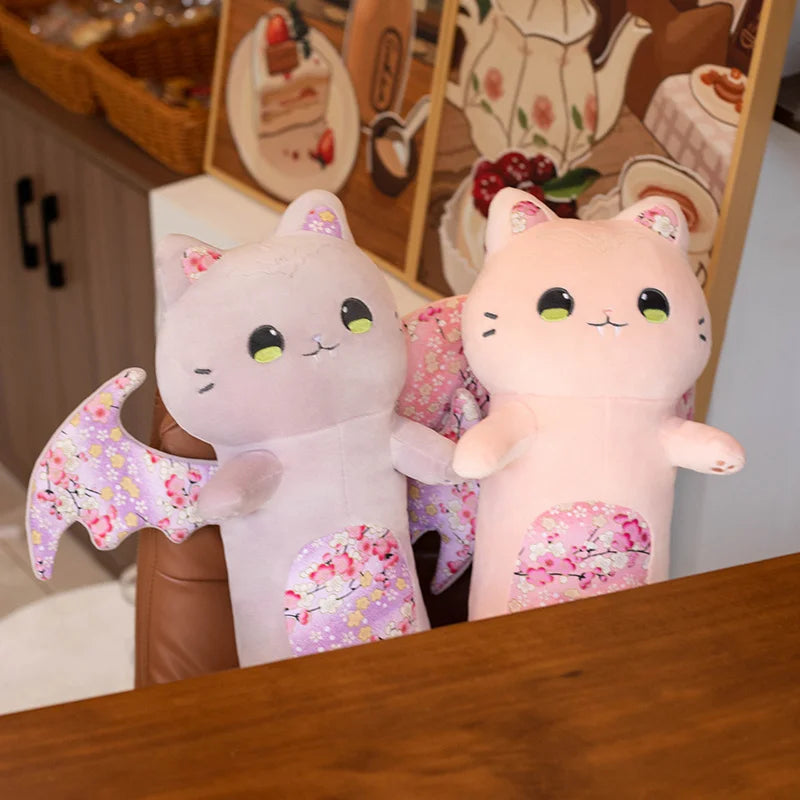 kawaiies-softtoys-plushies-kawaii-plush-Long Snuggly Luna & Solis Sakura Cat Plushies Soft toy 