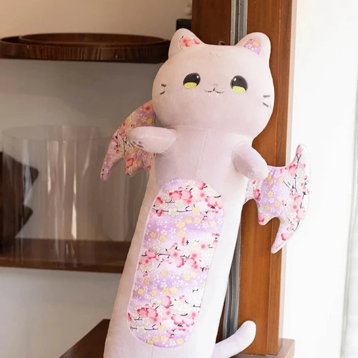 kawaiies-softtoys-plushies-kawaii-plush-Long Snuggly Luna & Solis Sakura Cat Plushies Soft toy 