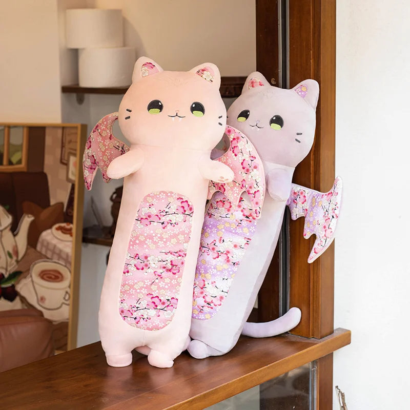 kawaiies-softtoys-plushies-kawaii-plush-Long Snuggly Luna & Solis Sakura Cat Plushies Soft toy 