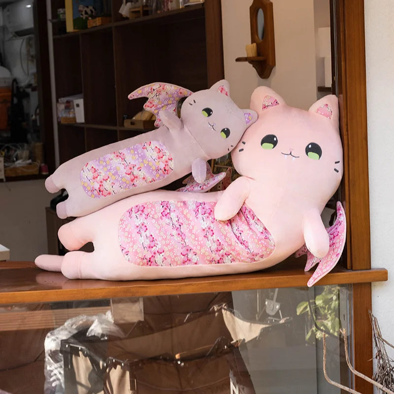 kawaiies-softtoys-plushies-kawaii-plush-Long Snuggly Luna & Solis Sakura Cat Plushies Soft toy 