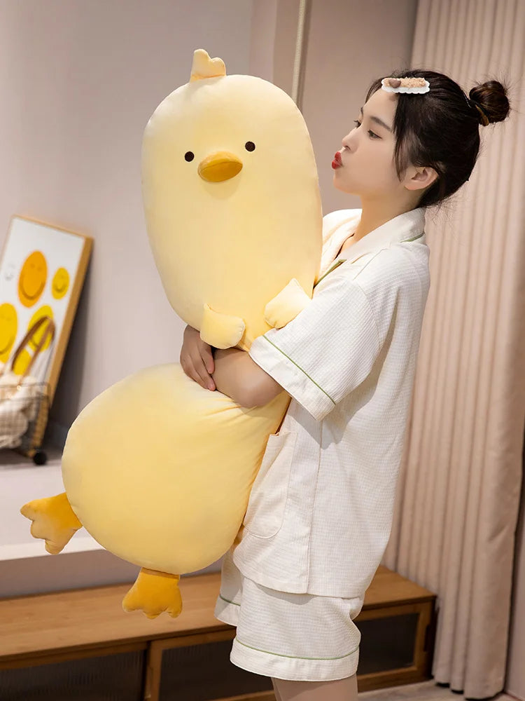 kawaiies-softtoys-plushies-kawaii-plush-Long Snuggly Yellow Duck Plushie Soft toy 