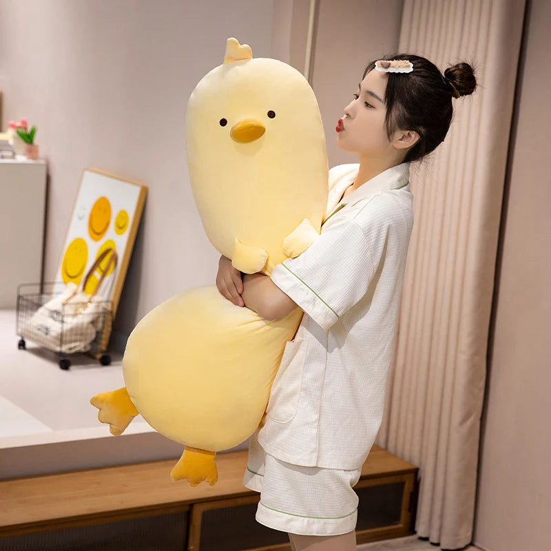 kawaiies-softtoys-plushies-kawaii-plush-Long Snuggly Yellow Duck Plushie Soft toy 