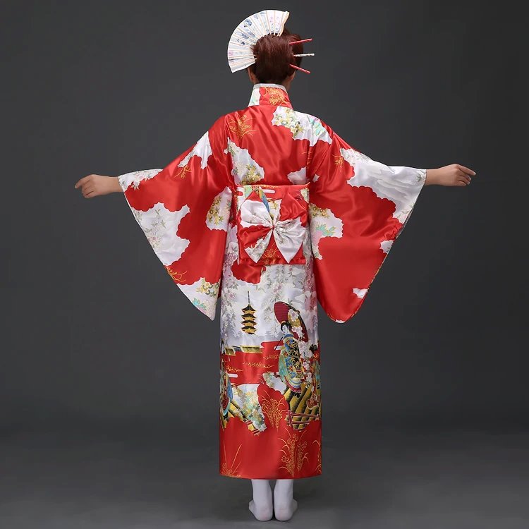 kawaiies-softtoys-plushies-kawaii-plush-Long Traditional Japanese-themed Cloudy Women's Kimono Apparel 