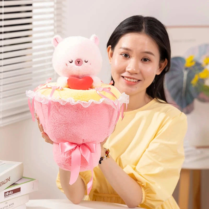 kawaiies-softtoys-plushies-kawaii-plush-Lovely Capybara Plush Bouquet Soft toy 