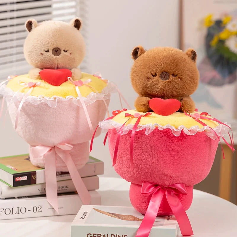 kawaiies-softtoys-plushies-kawaii-plush-Lovely Capybara Plush Bouquet Soft toy 