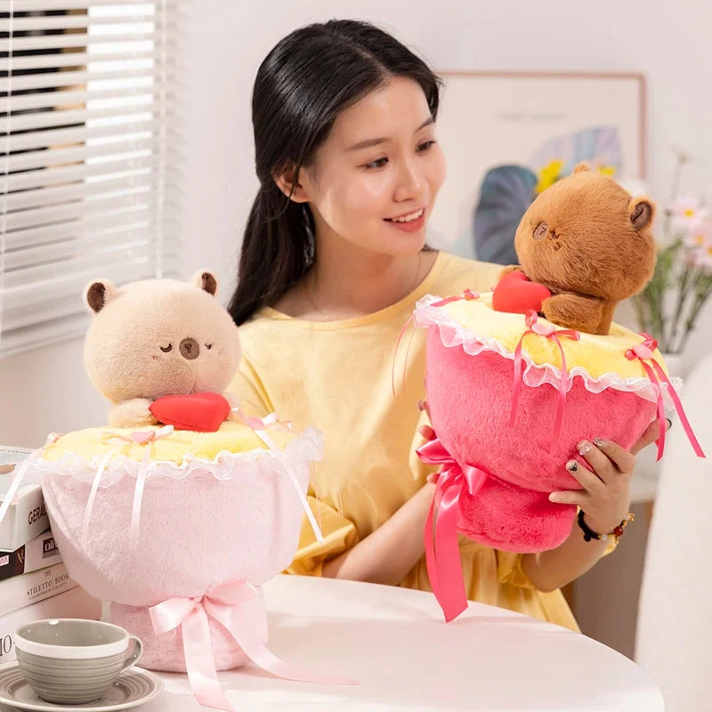 kawaiies-softtoys-plushies-kawaii-plush-Lovely Capybara Plush Bouquet Soft toy 