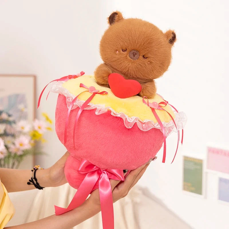 kawaiies-softtoys-plushies-kawaii-plush-Lovely Capybara Plush Bouquet Soft toy 