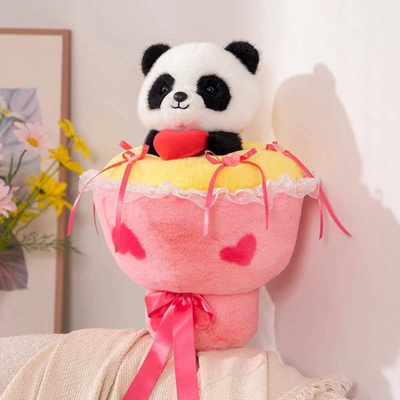 kawaiies-softtoys-plushies-kawaii-plush-Lovely Capybara Plush Bouquet Soft toy Panda 