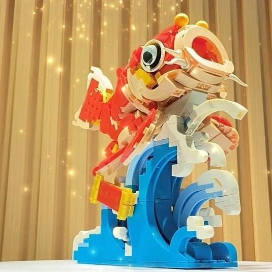 kawaiies-softtoys-plushies-kawaii-plush-Lucky Red Fish Wave Micro Building Set Build it 