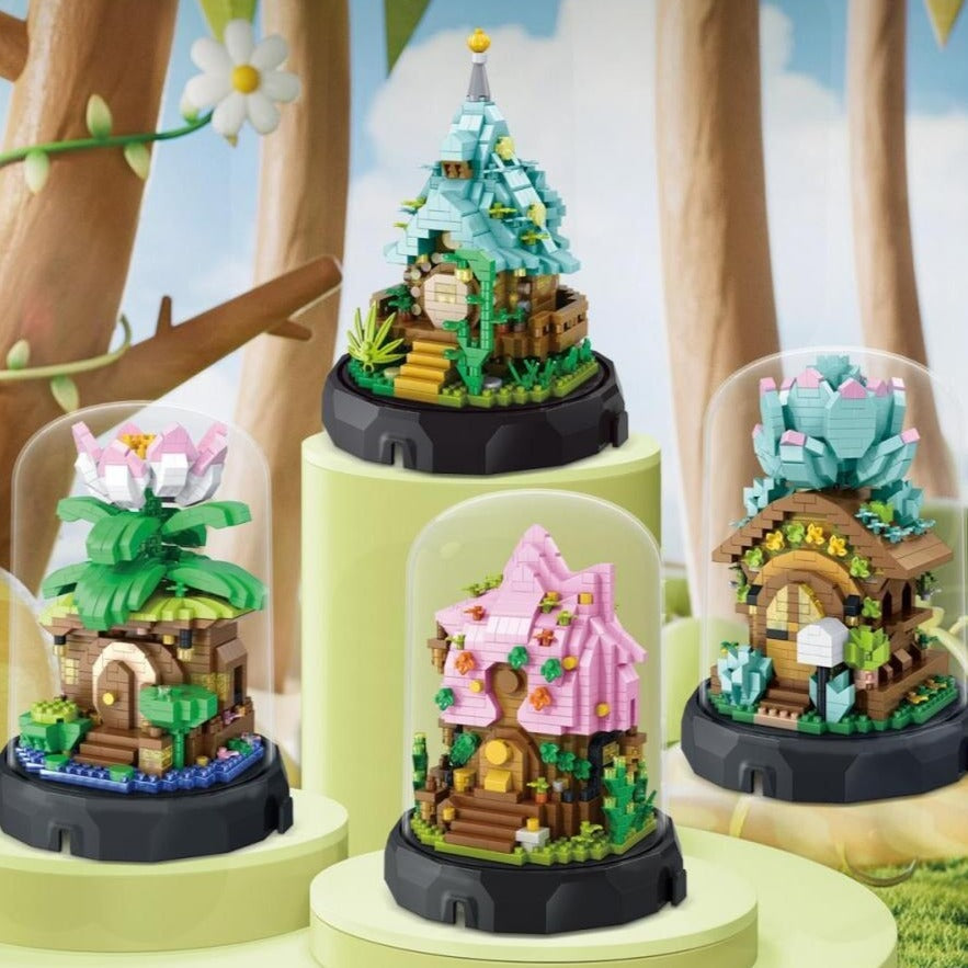 kawaiies-softtoys-plushies-kawaii-plush-Magical Flower Treehouse Capsules Nano Building Sets Build it 