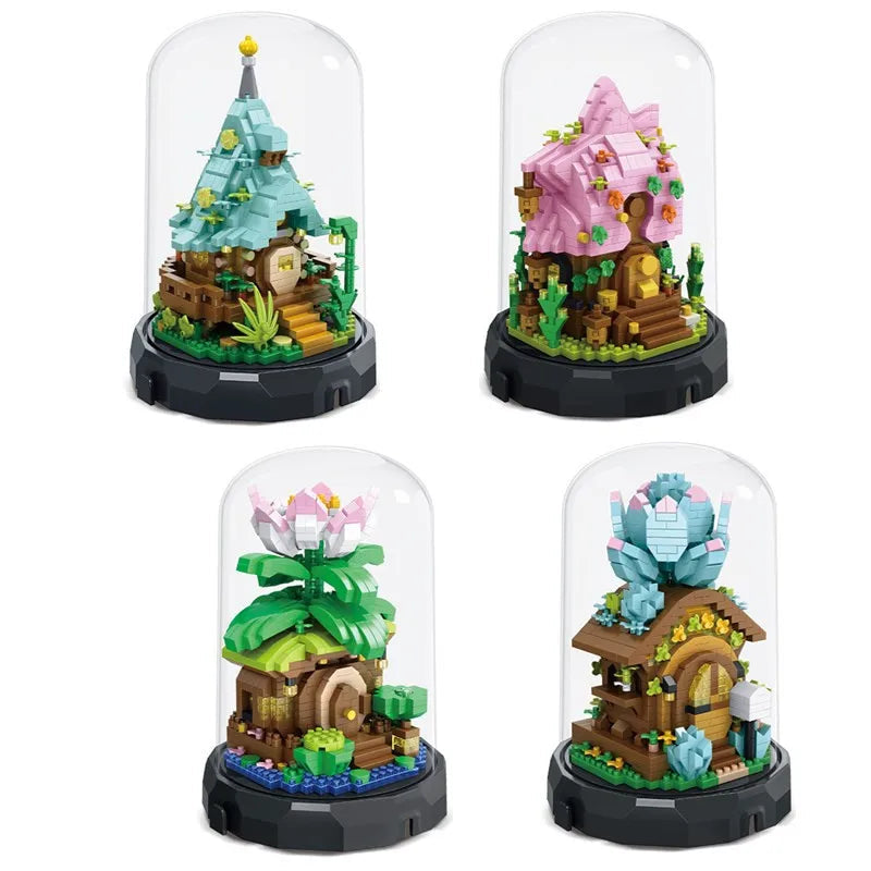 kawaiies-softtoys-plushies-kawaii-plush-Magical Flower Treehouse Capsules Nano Building Sets Build it 