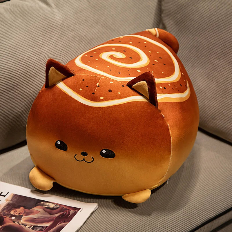kawaiies-softtoys-plushies-kawaii-plush-Meow Meow Bread Babies Collection Soft toy Spiral Cinnamon 10in / 25cm 