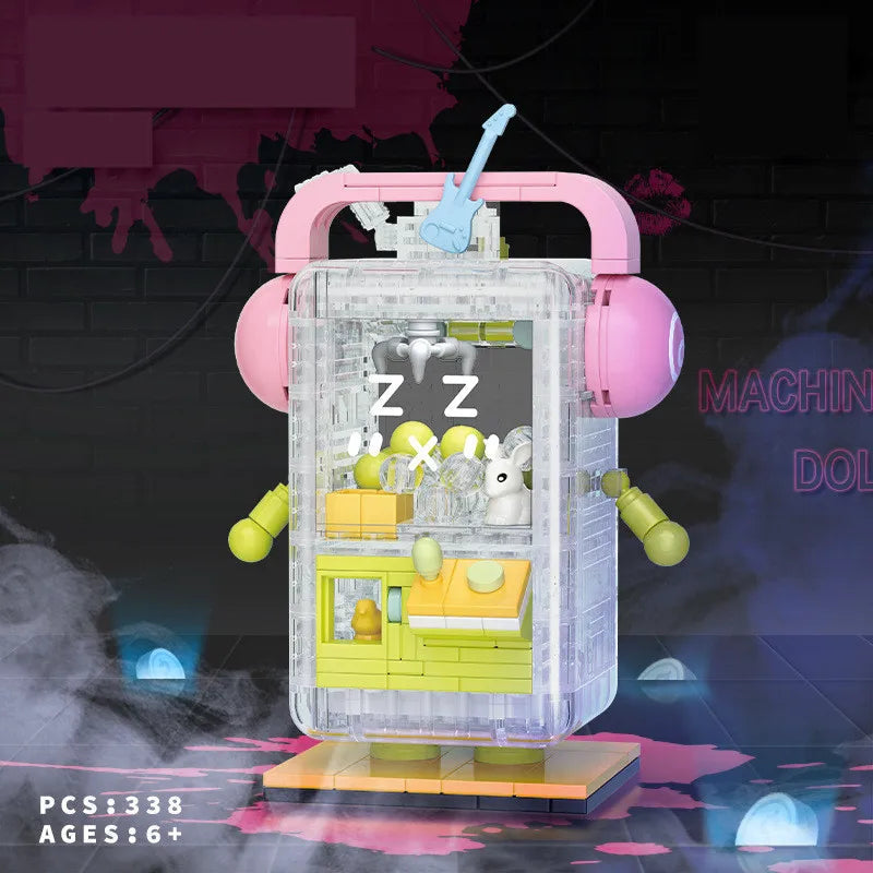 kawaiies-softtoys-plushies-kawaii-plush-Mini Babydoll Claw Machine Building Set Build it Green Music Box 