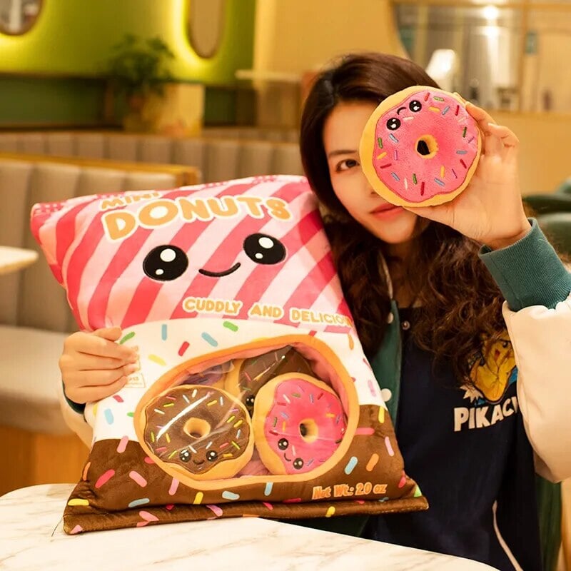 kawaiies-softtoys-plushies-kawaii-plush-Mini Donuts Candy Bag Plushies Soft toy 