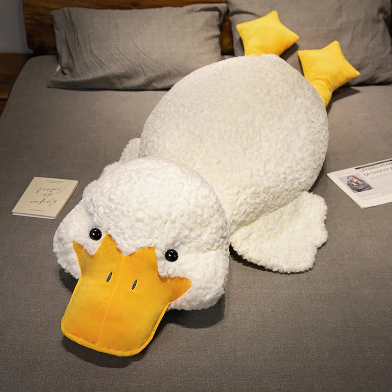 kawaiies-softtoys-plushies-kawaii-plush-Molly the Giant Fluffy White Duck Plushie Soft toy 21in / 55cm 