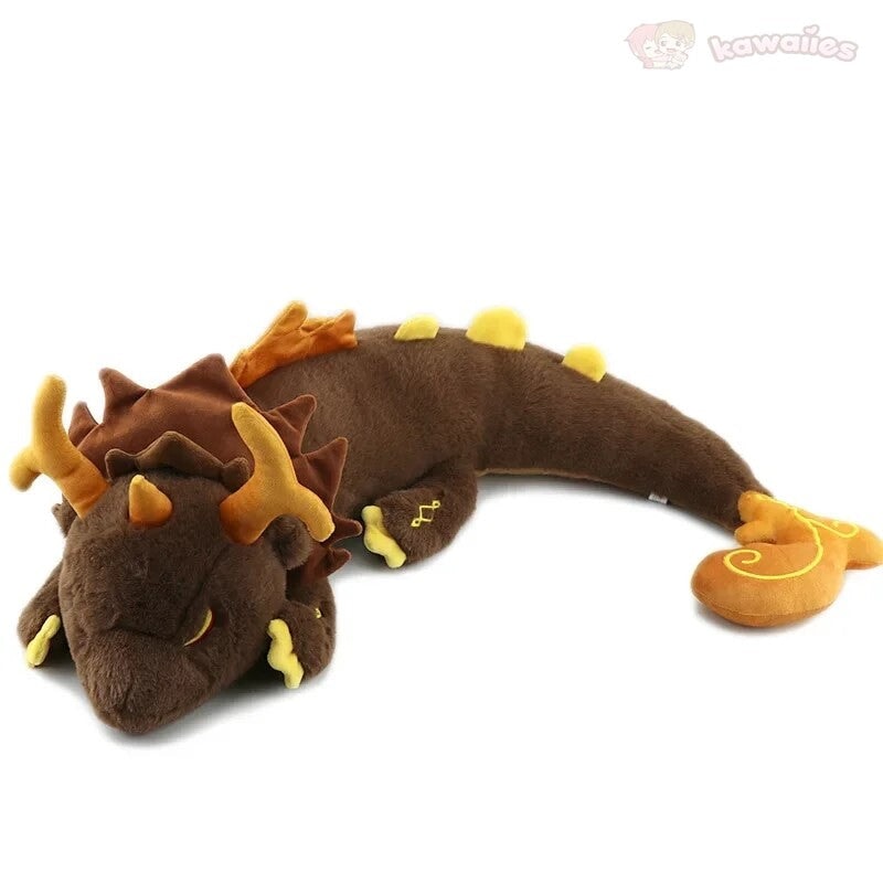 kawaiies-softtoys-plushies-kawaii-plush-Morax Brown Dragon Genshin Impact Plushie Soft toy 