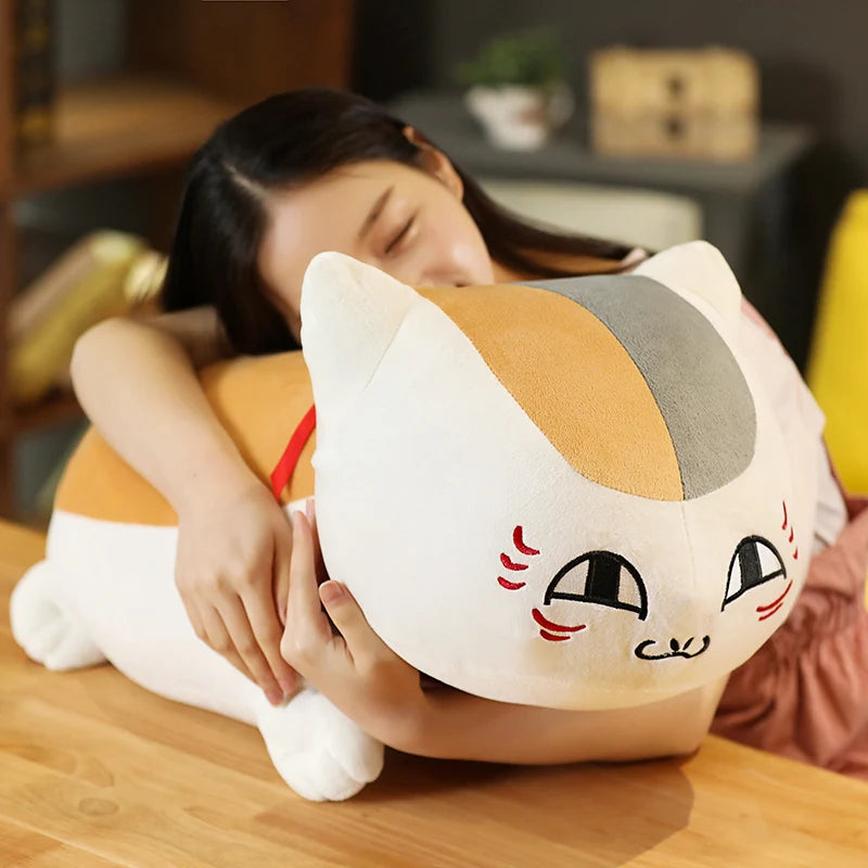 kawaiies-softtoys-plushies-kawaii-plush-Natsume Yuujinchou Nyanko Cat White Black Plushie Soft toy 