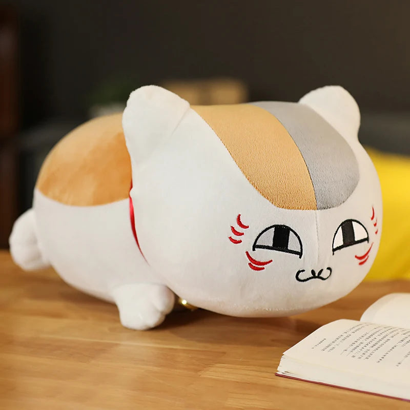 kawaiies-softtoys-plushies-kawaii-plush-Natsume Yuujinchou Nyanko Cat White Black Plushie Soft toy 