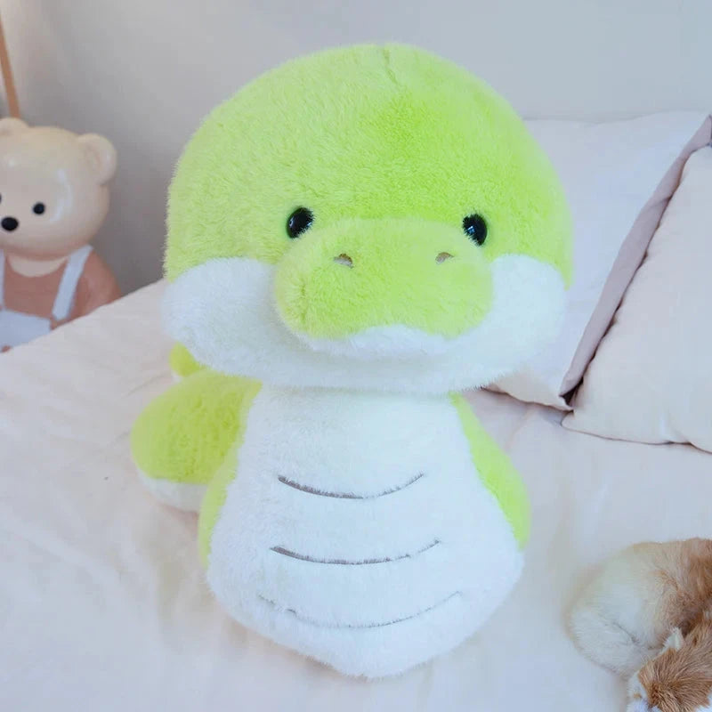 kawaiies-softtoys-plushies-kawaii-plush-Noodles the Long Green Fluffy Snake Soft toy 