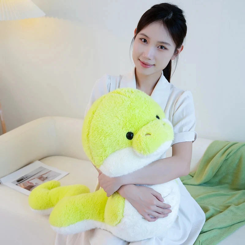 kawaiies-softtoys-plushies-kawaii-plush-Noodles the Long Green Fluffy Snake Soft toy 