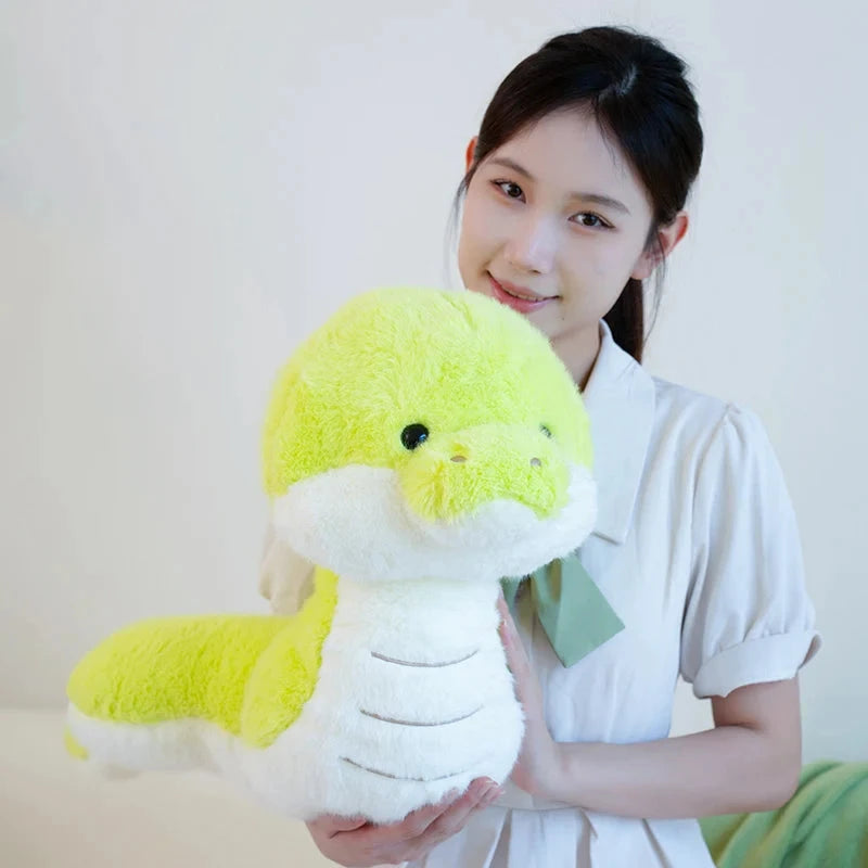 kawaiies-softtoys-plushies-kawaii-plush-Noodles the Long Green Fluffy Snake Soft toy 