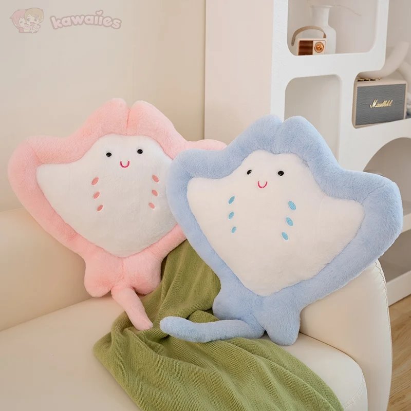 kawaiies-softtoys-plushies-kawaii-plush-Pastel Manta Sting Ray Plush Soft toy 