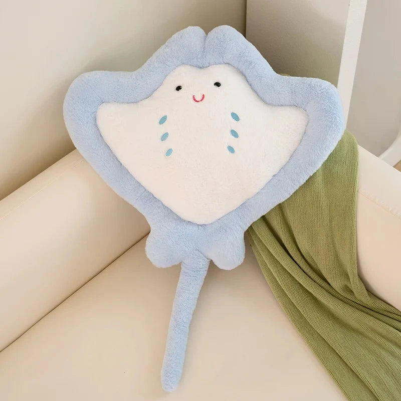 kawaiies-softtoys-plushies-kawaii-plush-Pastel Manta Sting Ray Plush Soft toy Blue 50cm 