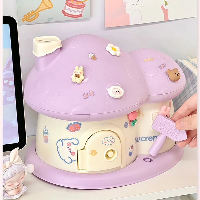 kawaiies-softtoys-plushies-kawaii-plush-Pastel Mushroom House Piggy Bank Organisers 