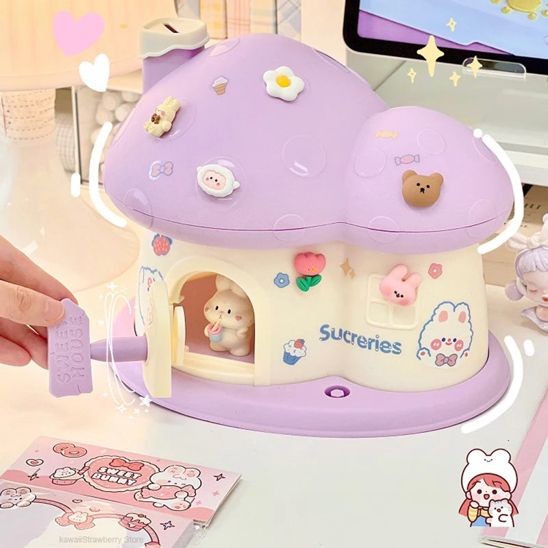 kawaiies-softtoys-plushies-kawaii-plush-Pastel Mushroom House Piggy Bank Organisers 