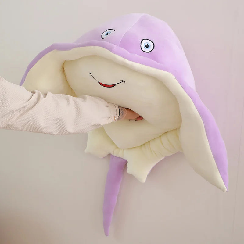 kawaiies-softtoys-plushies-kawaii-plush-Pastel Purple Blue Stingray Plushies Soft toy 