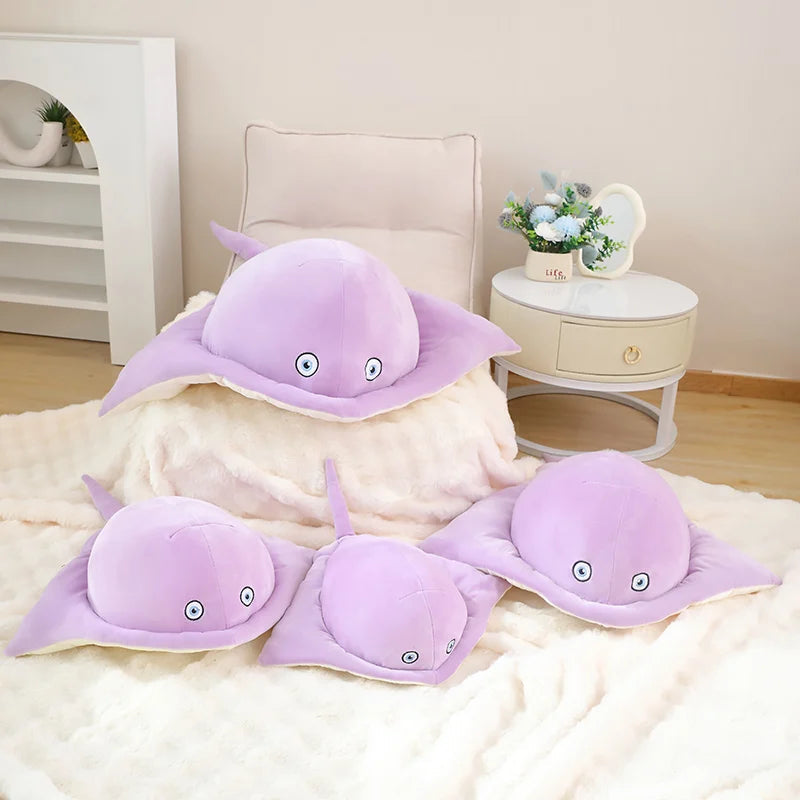 kawaiies-softtoys-plushies-kawaii-plush-Pastel Purple Blue Stingray Plushies Soft toy 