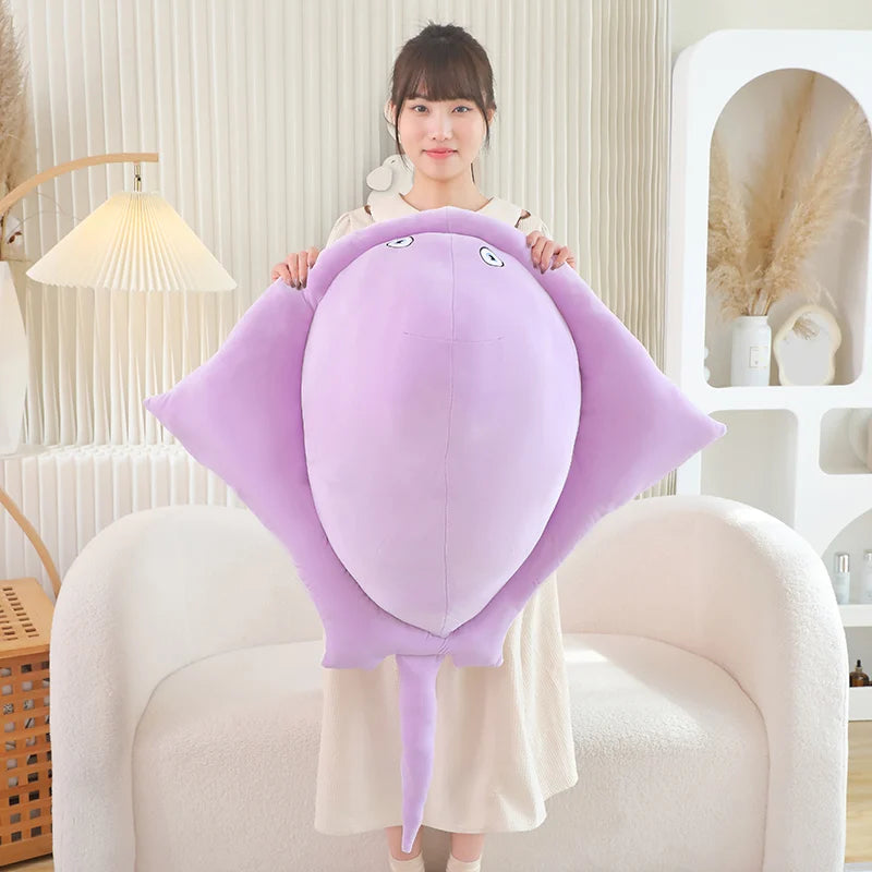 kawaiies-softtoys-plushies-kawaii-plush-Pastel Purple Blue Stingray Plushies Soft toy 