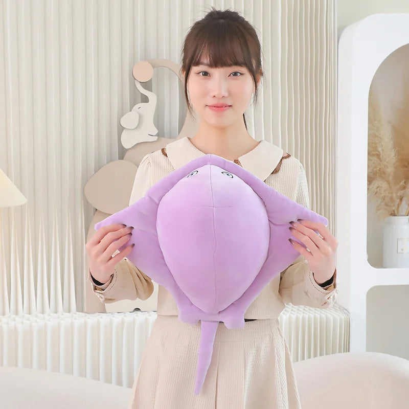 kawaiies-softtoys-plushies-kawaii-plush-Pastel Purple Blue Stingray Plushies Soft toy 