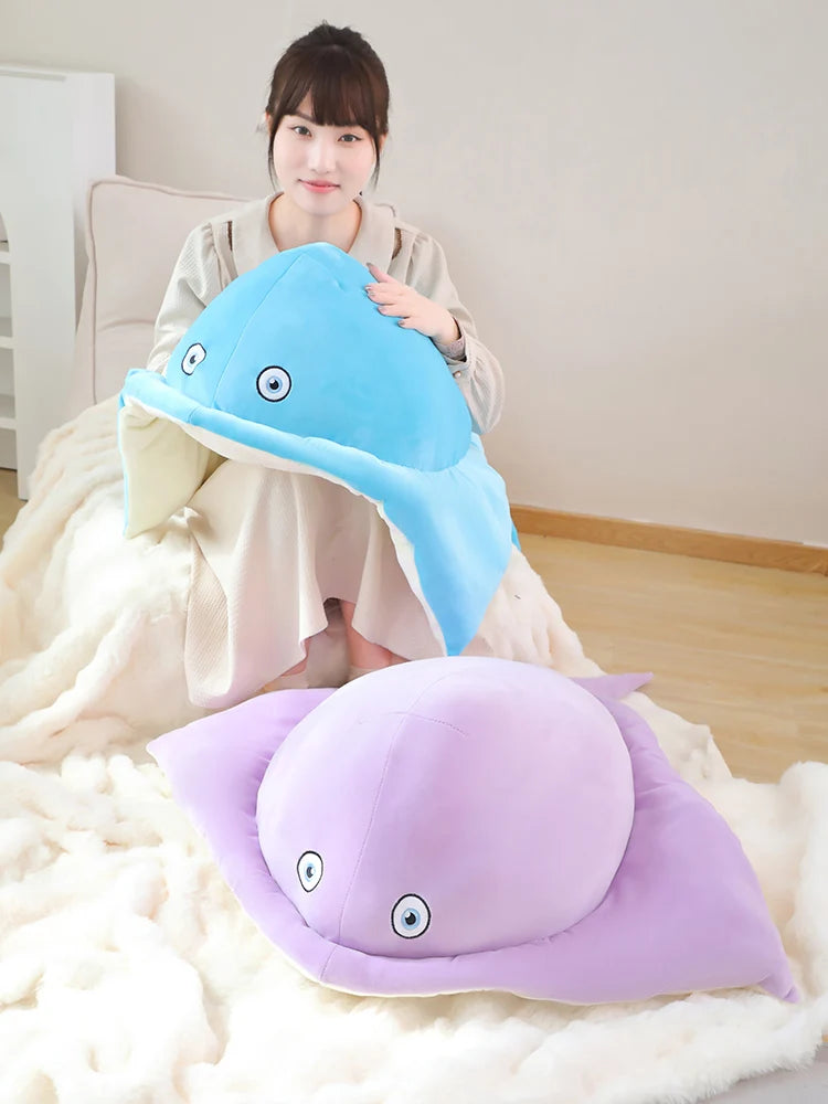 kawaiies-softtoys-plushies-kawaii-plush-Pastel Purple Blue Stingray Plushies Soft toy 