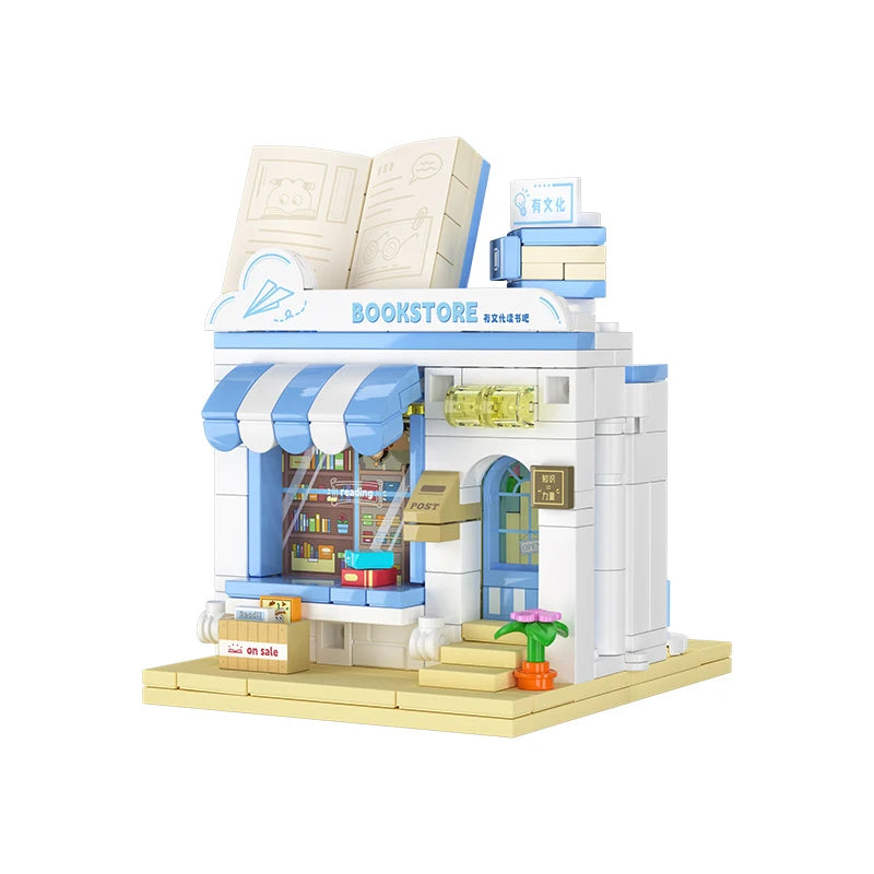 kawaiies-softtoys-plushies-kawaii-plush-Pet Candy Bakery Book Folding Micro City Building Sets Build it 