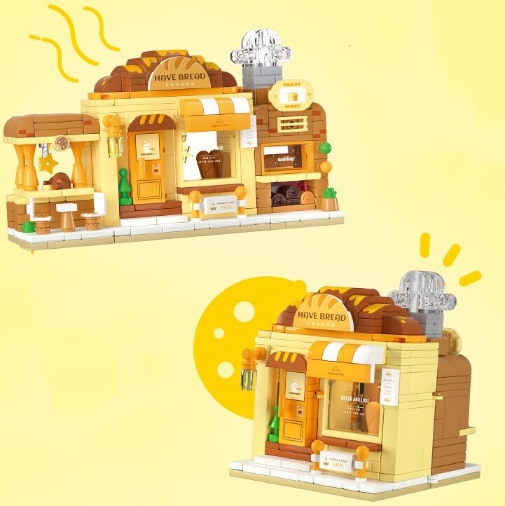 kawaiies-softtoys-plushies-kawaii-plush-Pet Candy Bakery Book Folding Micro City Building Sets Build it 