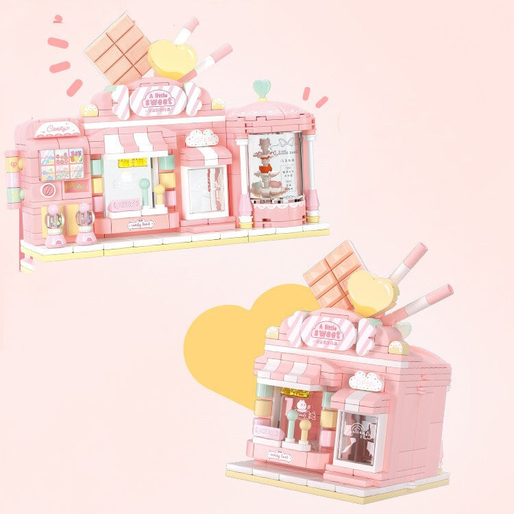 kawaiies-softtoys-plushies-kawaii-plush-Pet Candy Bakery Book Folding Micro City Building Sets Build it 