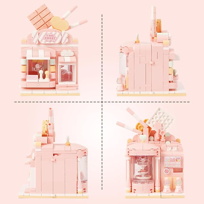 kawaiies-softtoys-plushies-kawaii-plush-Pet Candy Bakery Book Folding Micro City Building Sets Build it 