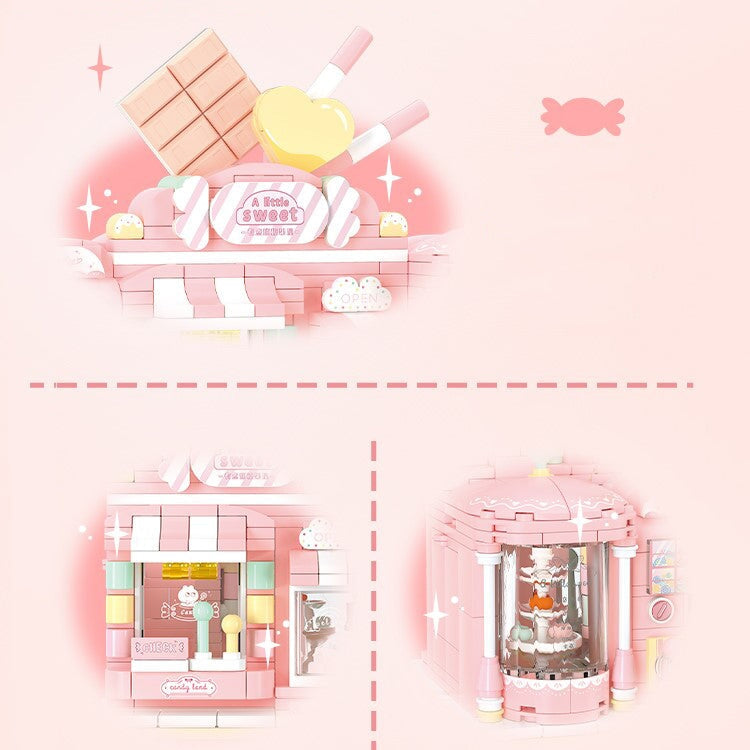 kawaiies-softtoys-plushies-kawaii-plush-Pet Candy Bakery Book Folding Micro City Building Sets Build it 