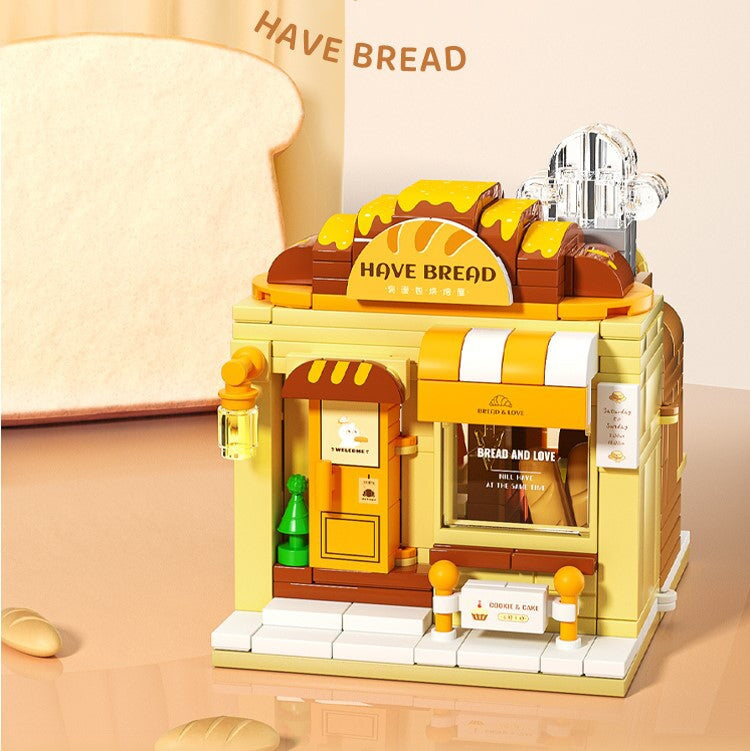 kawaiies-softtoys-plushies-kawaii-plush-Pet Candy Bakery Book Folding Micro City Building Sets Build it Bakery (No box) 