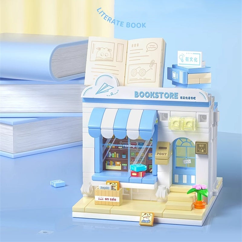 kawaiies-softtoys-plushies-kawaii-plush-Pet Candy Bakery Book Folding Micro City Building Sets Build it Book (No box) 