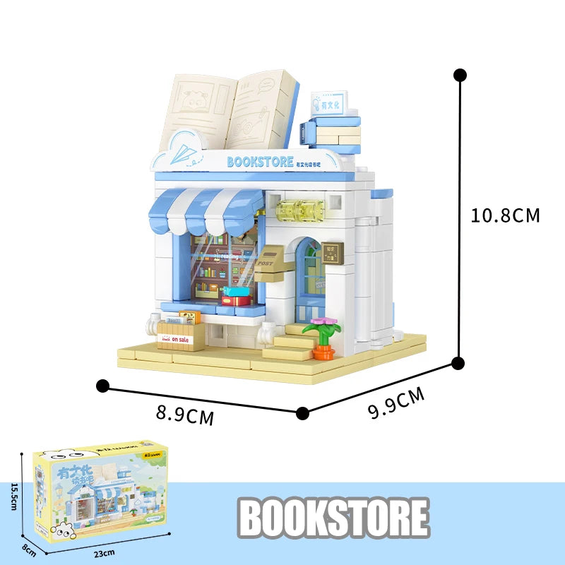 kawaiies-softtoys-plushies-kawaii-plush-Pet Candy Bakery Book Folding Micro City Building Sets Build it Book (With box) 