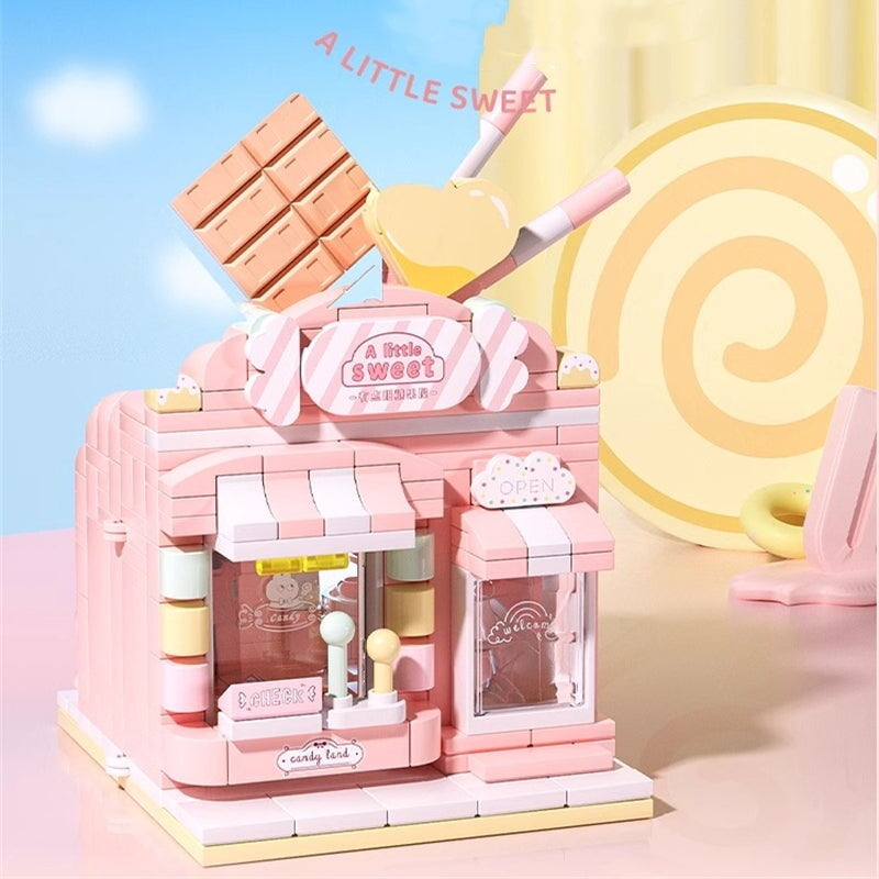 kawaiies-softtoys-plushies-kawaii-plush-Pet Candy Bakery Book Folding Micro City Building Sets Build it Candy (No box) 