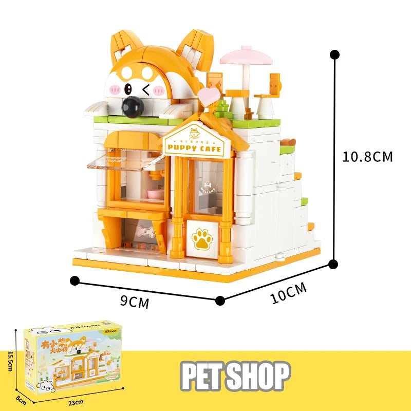 kawaiies-softtoys-plushies-kawaii-plush-Pet Candy Bakery Book Folding Micro City Building Sets Build it Pet (With box) 