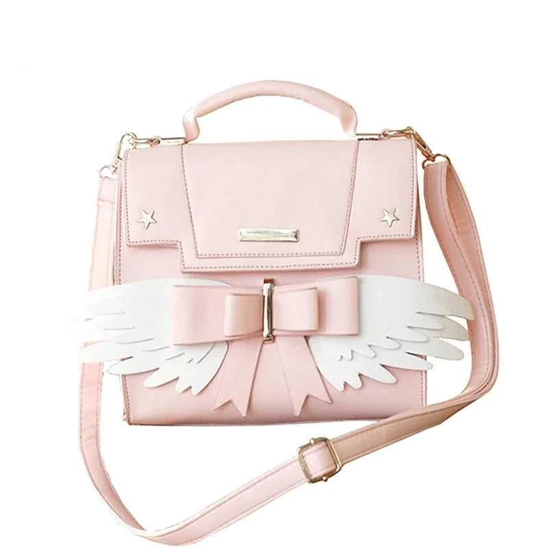 kawaiies-softtoys-plushies-kawaii-plush-Pink Angel Wings Shoulder Bag Hand Bag Apparel 