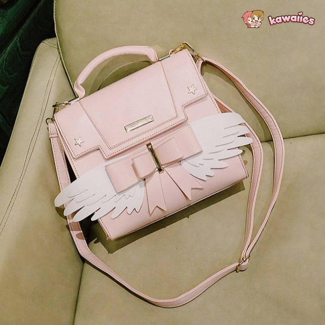 kawaiies-softtoys-plushies-kawaii-plush-Pink Angel Wings Shoulder Bag Hand Bag Apparel 