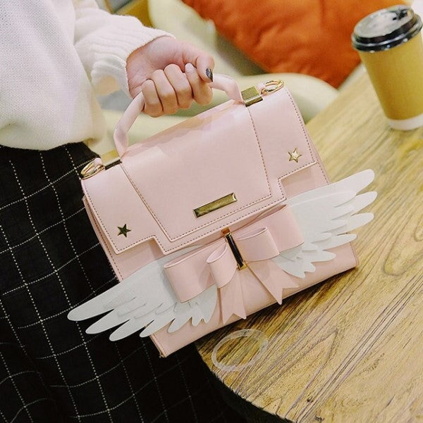 kawaiies-softtoys-plushies-kawaii-plush-Pink Angel Wings Shoulder Bag Hand Bag Apparel 