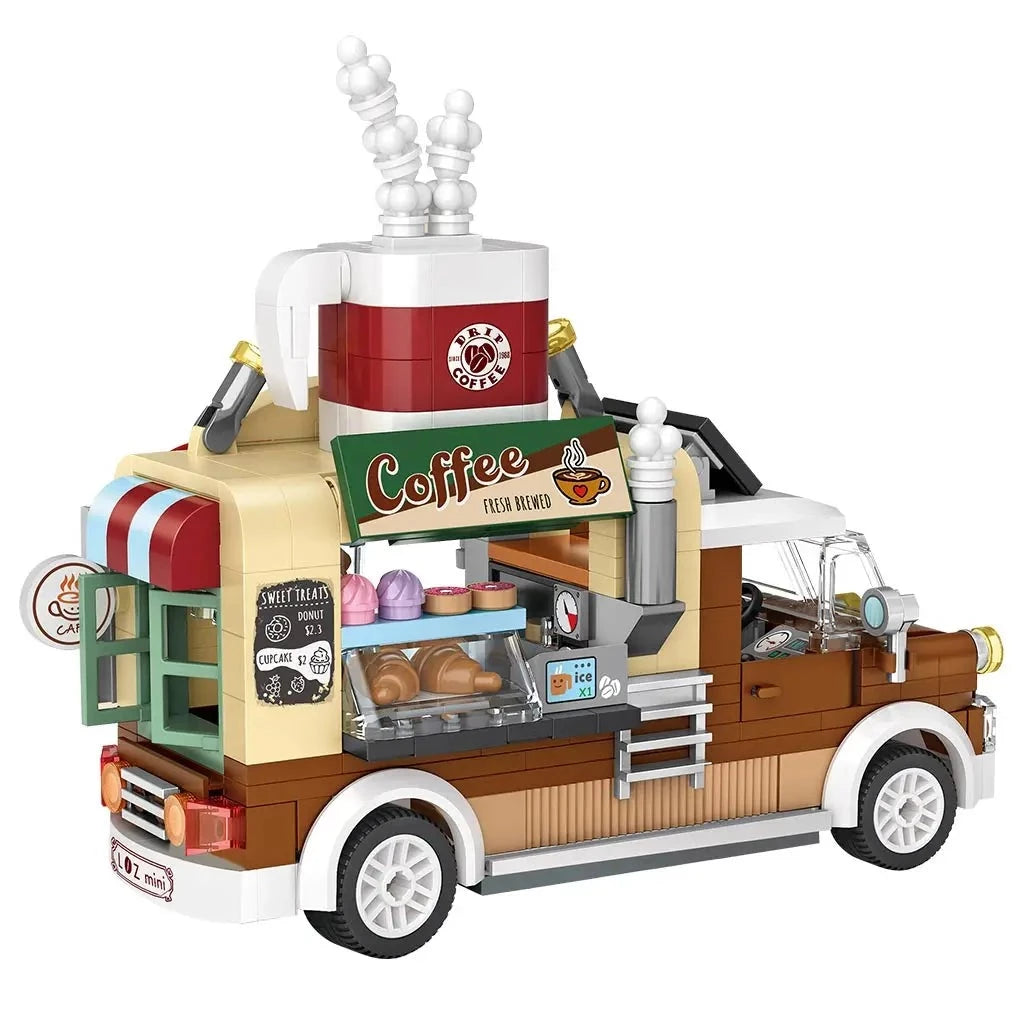 kawaiies-softtoys-plushies-kawaii-plush-Pizza and Coffee Truck Nano Building Blocks Build it 