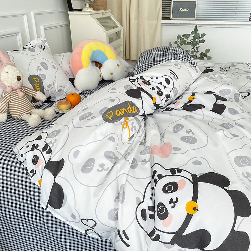 kawaiies-softtoys-plushies-kawaii-plush-Playful Panda Bedding Set Bedding Sets 