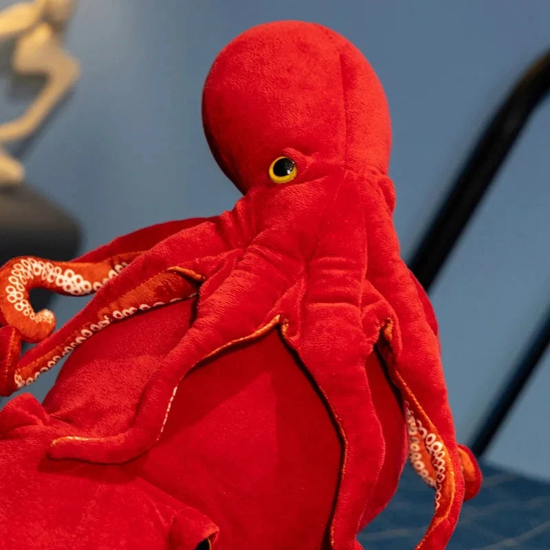 kawaiies-softtoys-plushies-kawaii-plush-Red Life-like Octopus Plushie Soft toy 